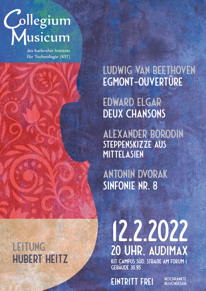 Collegium Musicum Konzertplakat 12.2.2022